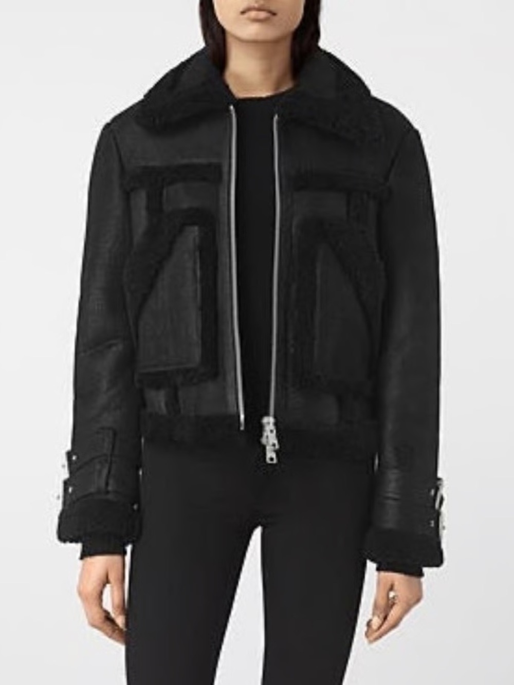 All Saint Asher Shearling Jacket